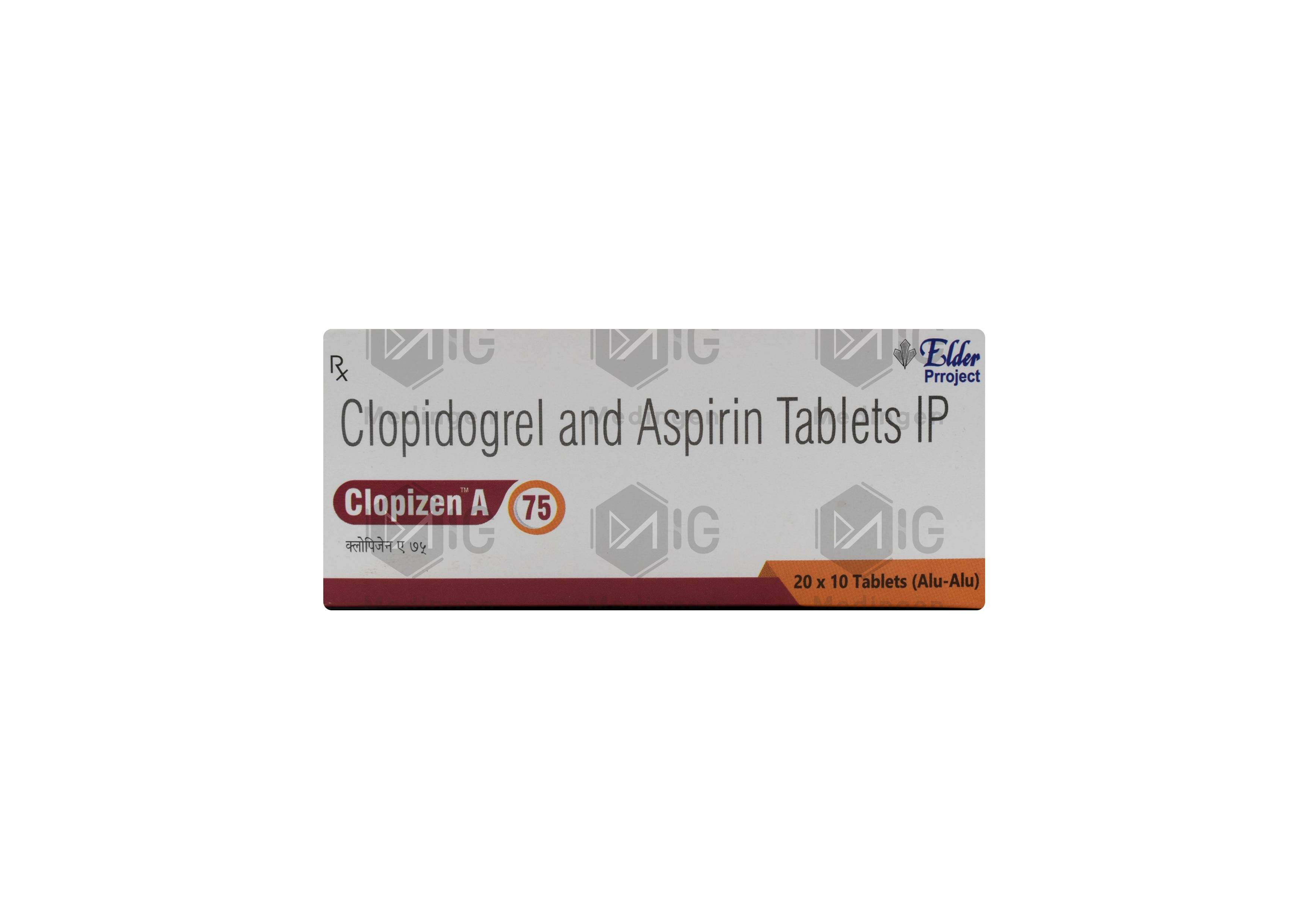 CLOPIZEN A 75/75MG